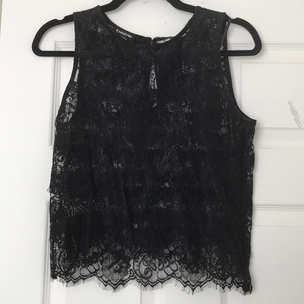 BEBE LACE SHIRT
